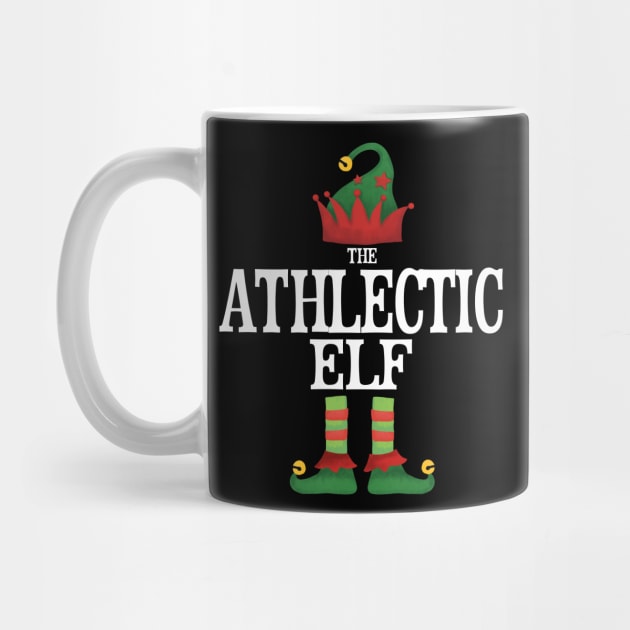 Athlectic Elf Matching Family Group Christmas Party Pajamas by uglygiftideas